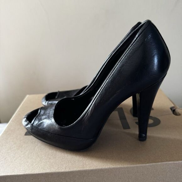 Pedro Garcia España High Black Women's Heels Sz 37 (US 6.5) - Picture 4 of 12